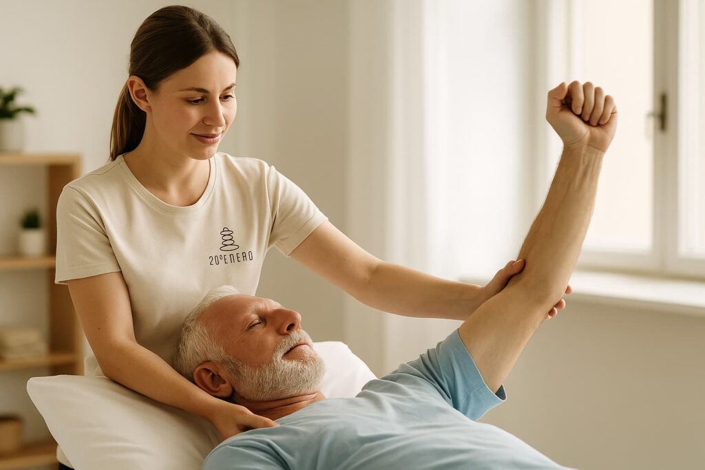 Fisioterapia para rehabilitacion postoperatoria